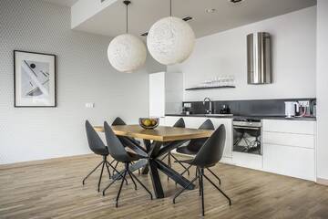 Фото номера Апартаменты Делюкс Апартаменты 30th+ Floor Apartments in Sky Tower г. Вроцлав 6