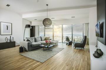 Фото номера Апартаменты Делюкс Апартаменты 30th+ Floor Apartments in Sky Tower г. Вроцлав 3