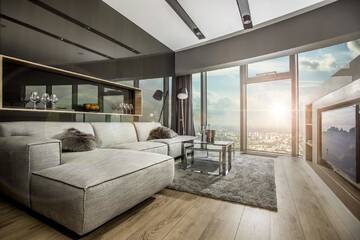 Фото номера Апартаменты в пентхаусе Апартаменты 30th+ Floor Apartments in Sky Tower г. Вроцлав 4