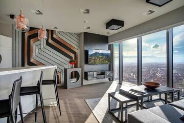 Фото номера Апартаменты Делюкс Апартаменты 30th+ Floor Apartments in Sky Tower г. Вроцлав 8