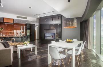 Фото номера Апартаменты с 2 спальнями Апартаменты 30th+ Floor Apartments in Sky Tower г. Вроцлав 3