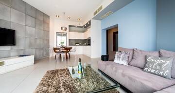 Фото номера Апартаменты Делюкс Апартаменты 30th+ Floor Apartments in Sky Tower г. Вроцлав 12