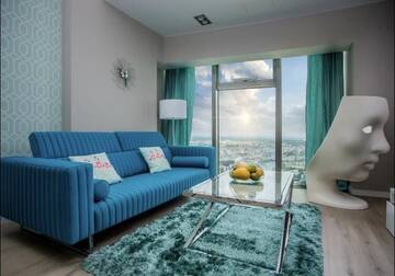Фото номера Люкс с видом на город Апартаменты 30th+ Floor Apartments in Sky Tower г. Вроцлав 7