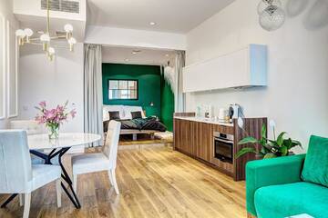 Фото номера Люкс с видом на город Апартаменты 30th+ Floor Apartments in Sky Tower г. Вроцлав 6