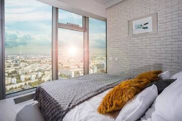 Фото номера Улучшенные апартаменты Апартаменты 30th+ Floor Apartments in Sky Tower г. Вроцлав 4