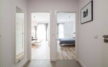 Фото номера Апартаменты с балконом Апарт-отели Modern City Apartments г. Вроцлав 51