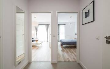 Фото номера Апартаменты с балконом Апарт-отели Modern City Apartments г. Вроцлав 15