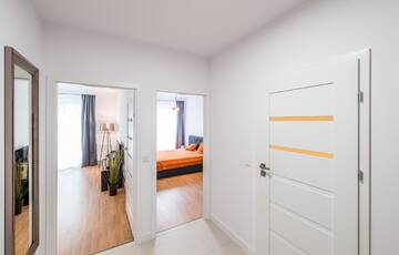 Фото номера Апартаменты с балконом Апарт-отели Modern City Apartments г. Вроцлав 10