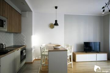 Фото номера Апартаменты с 1 спальней Апартаменты Apartament nad Odrą г. Вроцлав 11