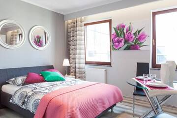 Фото номера Стандартный номер-студио Апартаменты Apartament24Premium г. Вроцлав 11