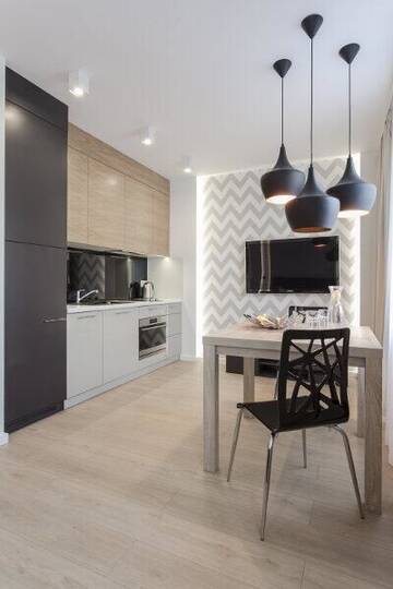 Фото номера Улучшенный номер-студио Апартаменты Apartament24Premium г. Вроцлав 2