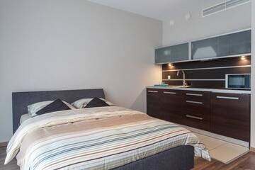 Фото номера Номер-студио эконом-класса Апартаменты Apartament24Premium г. Вроцлав 5