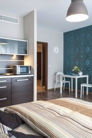 Фото номера Номер-студио эконом-класса Апартаменты Apartament24Premium г. Вроцлав 6
