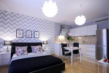 Фото номера Стандартный номер-студио Апартаменты Apartament24Premium г. Вроцлав 48