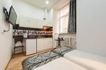 Фото номера Апартаменты-студио 3 Хостелы hostelswidnicka24 г. Вроцлав 2