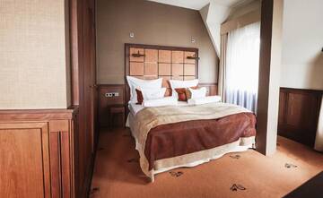 Фото номера Двухместный номер Делюкс с 2 отдельными кроватями Отель Grape Hotel г. Вроцлав 4
