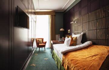 Фото номера Стандартный одноместный номер Отель Grape Hotel г. Вроцлав 3