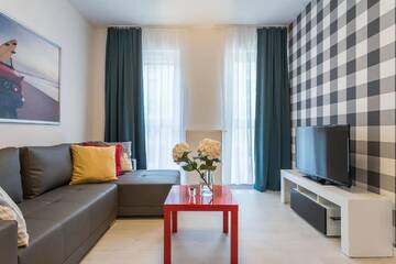 Фото номера Апартаменты с 1 спальней Апарт-отели Deluxe Apartments by The Railway Station г. Вроцлав 6