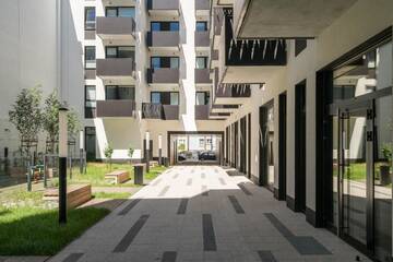 Фото номера Двухуровневые апартаменты Апарт-отели Deluxe Apartments by The Railway Station г. Вроцлав 26