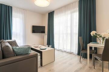 Фото номера Двухуровневые апартаменты Апарт-отели Deluxe Apartments by The Railway Station г. Вроцлав 41
