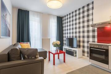 Фото номера Двухуровневые апартаменты Апарт-отели Deluxe Apartments by The Railway Station г. Вроцлав 45