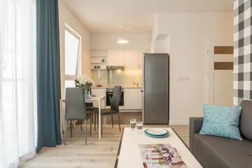 Фото номера Двухуровневые апартаменты Апарт-отели Deluxe Apartments by The Railway Station г. Вроцлав 6
