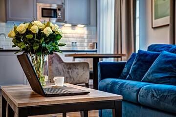 Фото номера Апартаменты Делюкс с балконом Апарт-отели Joyinn Aparthotel г. Вроцлав 2