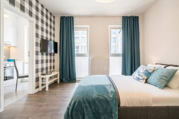 Фото номера Улучшенные апартаменты Апартаменты Apartament24 Dąbrowskiego г. Вроцлав 4