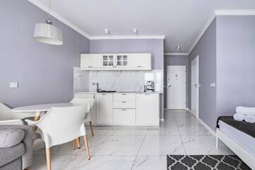 Фото номера Улучшенные апартаменты с частичным видом на реку Апартаменты Odra View Apartments II г. Вроцлав 8