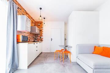 Фото номера Апартаменты с балконом Апартаменты Odra View Apartments г. Вроцлав 4
