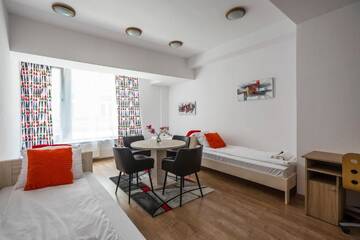 Фото номера Апартаменты с 2 спальнями Апартаменты Galeria Italiana Apartments г. Вроцлав 11