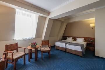 Фото номера Двухместный номер с 2 отдельными кроватями Отель Hotel Piast Wrocław Centrum г. Вроцлав 4