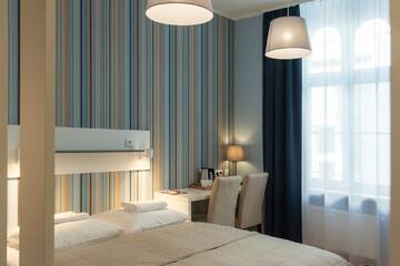 Фото номера Стандартный двухместный номер с 1 кроватью Отель Hotel Traffic Wrocław г. Вроцлав 4