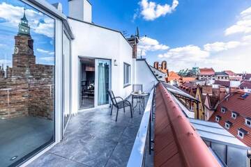 Фото номера Апартаменты с террасой Апарт-отели Aparthotel New Lux г. Вроцлав 5