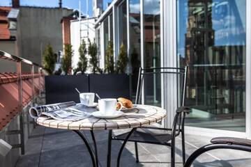 Фото номера Апартаменты с террасой Апарт-отели Aparthotel New Lux г. Вроцлав 7