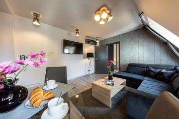 Фото номера Апартаменты с 1 спальней Апарт-отели Aparthotel New Lux г. Вроцлав 9