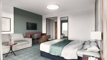 Фото номера Люкс с кроватью размера «king-size» Отель Best Western Premier Hotel City Center г. Вроцлав 2