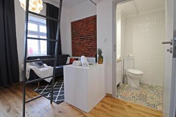 Фото номера Апартаменты с душем Апарт-отели Aparthotel Tectum TectumApartments г. Вроцлав 37