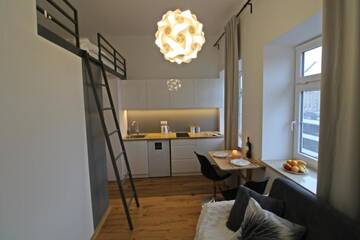 Фото номера Апартаменты с душем Апарт-отели Aparthotel Tectum TectumApartments г. Вроцлав 64