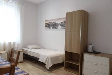 Фото номера Двухместный номер Делюкс с 2 отдельными кроватями Хостелы City Apartments &amp; Gym г. Вроцлав 4