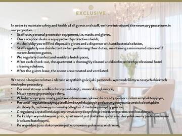 Фото номера Апартаменты Делюкс с 1 спальней Апарт-отели EXCLUSIVE Aparthotel MARINA г. Вроцлав 13