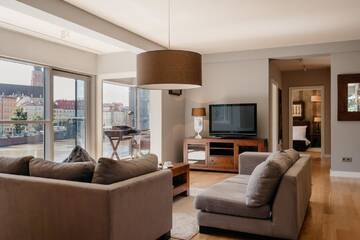 Фото номера Premier Two-Bedroom Apartment with River View Апарт-отели EXCLUSIVE Aparthotel MARINA г. Вроцлав 7
