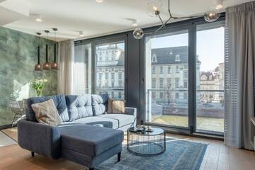 Фото номера Апартаменты Делюкс с 1 спальней Апарт-отели EXCLUSIVE Aparthotel MARINA г. Вроцлав 4