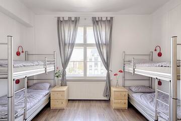 Фото номера Четырехместный номер Хостелы Max Berg Hostel г. Вроцлав 2