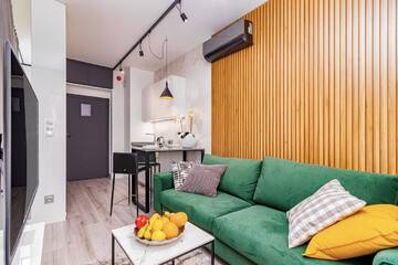 Фото номера Standard Apartment with sofa bed (3 Adults) Апарт-отели Odrzańska Residence Old Town г. Вроцлав 4