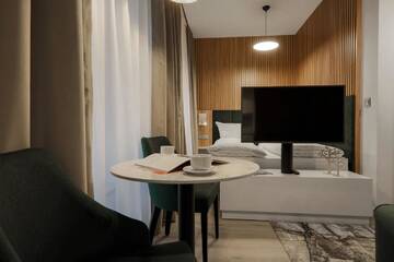 Фото номера Standard Apartment with sofa bed (3 Adults) Апарт-отели Odrzańska Residence Old Town г. Вроцлав 19