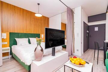 Фото номера Standard Apartment with sofa bed (3 Adults) Апарт-отели Odrzańska Residence Old Town г. Вроцлав 22