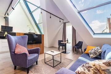 Фото номера Апартаменты в пентхаусе Апарт-отели Odrzańska Residence Old Town г. Вроцлав 7
