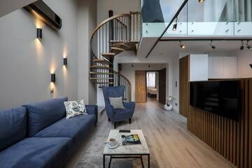 Фото номера Апартаменты в пентхаусе Апарт-отели Odrzańska Residence Old Town г. Вроцлав 9