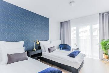 Фото номера Номер-студио Делюкс Апарт-отели COIN Apartamenty Krakowska г. Вроцлав 6